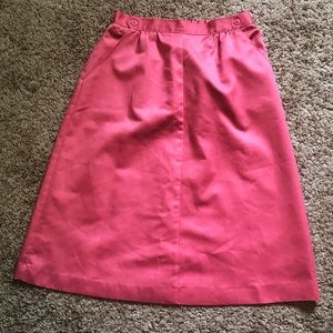 KOVET Petites PINK midi Skirt